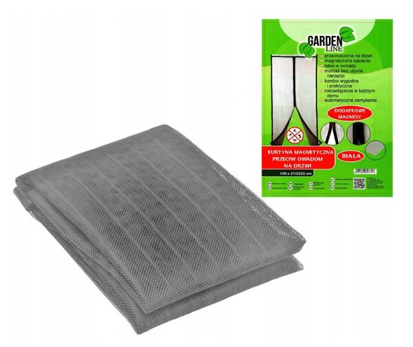 Bestent Magnetická síťka na dveře 100x220cm Šedá