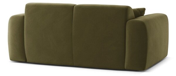 Khaki sametová pohovka 170 cm Molino – Micadoni