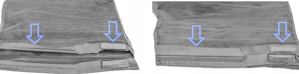 Bestent Magnetická síťka na dveře 100x220cm Šedá