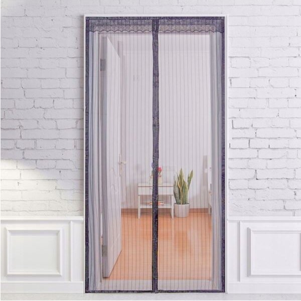 Bestent Magnetická síťka na dveře 100x220cm Šedá