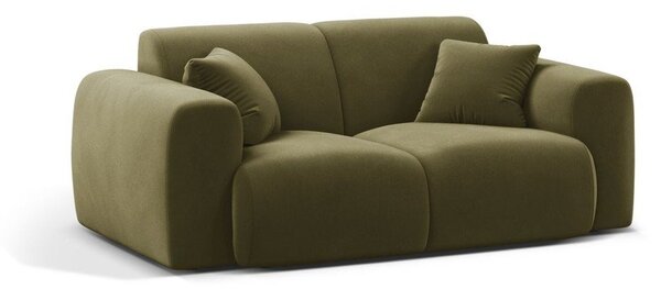 Khaki sametová pohovka 170 cm Molino – Micadoni