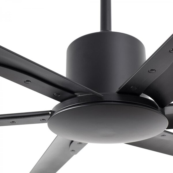 ANDROS XL stropní ventilátor, černá s DC motorem - FARO