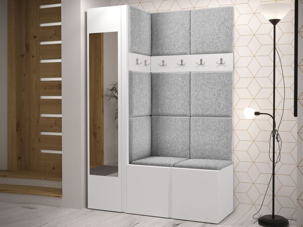 Předsíň Tavasz X, Barva: bílá, Barva látek:: Abriamo 06 5903211371431