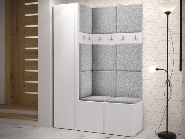 Předsíň Tavasz IX, Barva: bílá, Barva látek:: Abriamo 06 5903211371394
