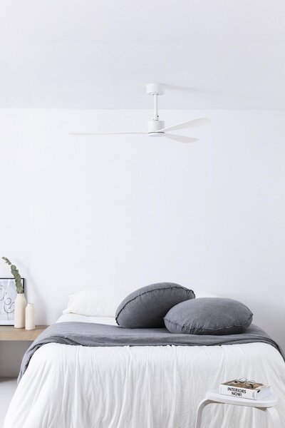AMELIA stropní ventilátor, bílá - FARO