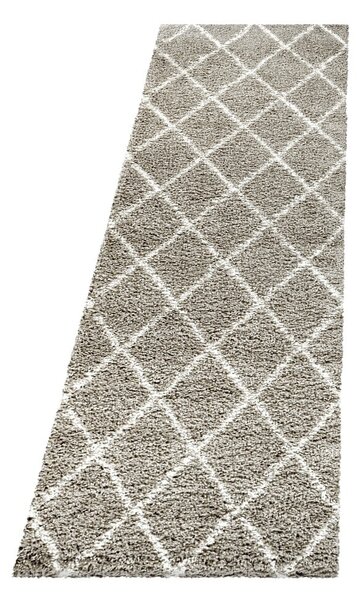 Světle hnědý běhoun 80x250 cm Alvor – Ayyildiz Carpets