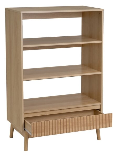 Knihovna v přírodní barvě 80x120x40 cm Naroa – Casa Selección