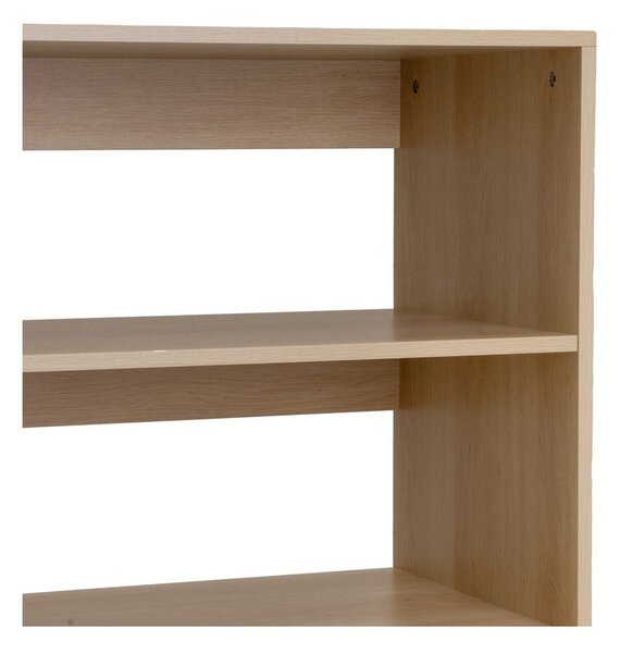 Knihovna v přírodní barvě 80x120x40 cm Naroa – Casa Selección