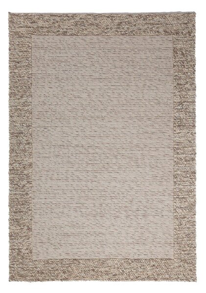 Ručně tkaný koberec s příměsí vlny v přírodní barvě 120x170 cm Rue – Flair Rugs