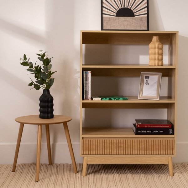 Knihovna v přírodní barvě 80x120x40 cm Naroa – Casa Selección