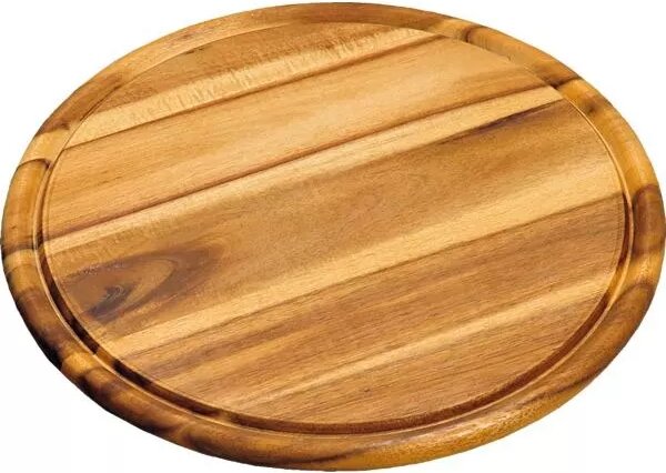 Prkénko kulaté s drážkou Kesper 30 cm, akátové dřevo
