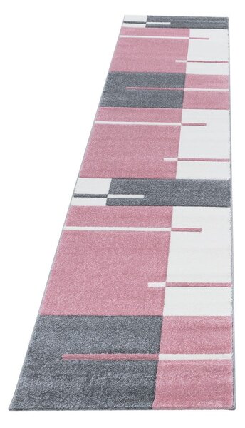 Růžovo-šedý běhoun 80x300 cm Hawaii – Ayyildiz Carpets