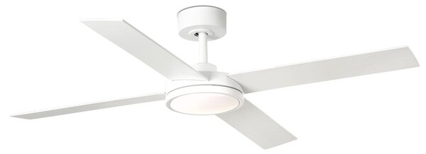 SAINT L LED stropní ventilátor, bílá - FARO