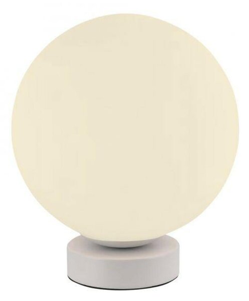 JUST LIGHT LED stolní lampa, koule, bílé, Smarthome, stmívatelné, dálkový ovladač s aplikací Tuya RGB, 2700-5000K