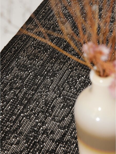 Černobílý vnitřní a venkovní běhoun 80x250 cm Duet Kona – NORTHRUGS