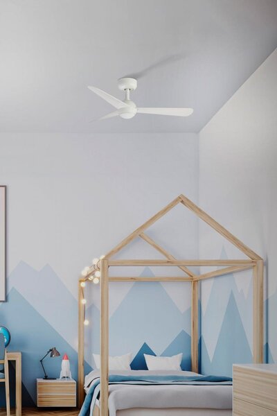Stropní ventilátor SFERA S, bílá s DC motorem - FARO