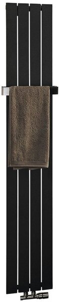 Sapho Colonna koupelnový radiátor designově 180x29.8 cm černá IR144
