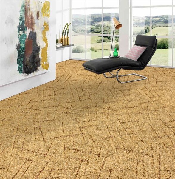 Breno Metrážový koberec NICOSIA 54 (Ultratex), šíře 400 cm, Oranžová