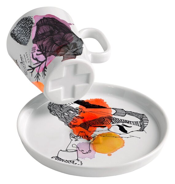 Šálek na espresso Ritzenhoff Genussklasse 97 ml s podšálkem by Lenka Kühnertová 3721002