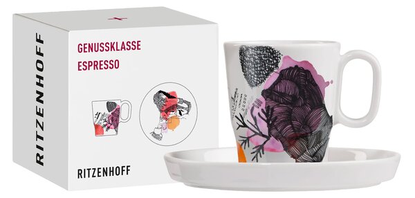 Šálek na espresso Ritzenhoff Genussklasse 97 ml s podšálkem by Lenka Kühnertová 3721002