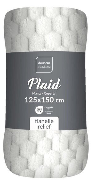 Krémová deka z mikroflanelu 125x150 cm Mini Frosty – douceur d'intérieur