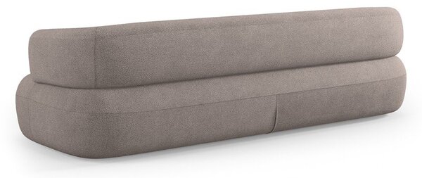 Světle hnědá pohovka z textilie bouclé 226 cm Jenny – Micadoni