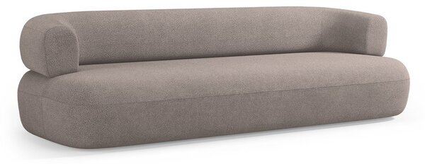 Světle hnědá pohovka z textilie bouclé 226 cm Jenny – Micadoni