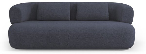 Tmavě modrá pohovka z textilie bouclé 178 cm Jenny – Micadoni