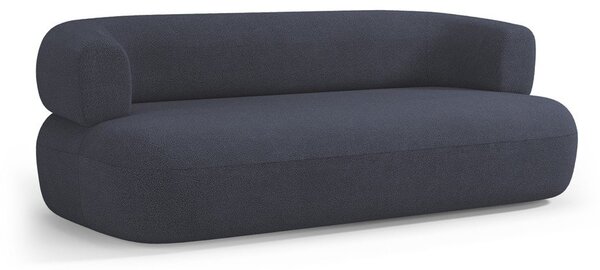Tmavě modrá pohovka z textilie bouclé 178 cm Jenny – Micadoni