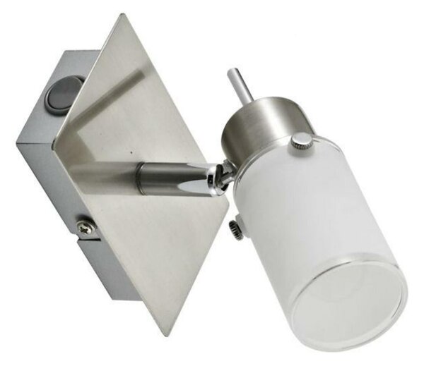 LEUCHTEN DIREKT is JUST LIGHT LED nástěnné svítidlo, nastavitelné, ocel, sklo 3000K LD 11931-55