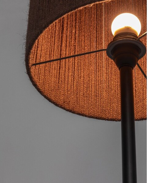 Stolní lampa v tmavě přírodní barvě z masivu akácie (výška 147 cm) Kor – Kave Home