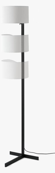 STAND UP stojací lampa, černá a bílá - FARO