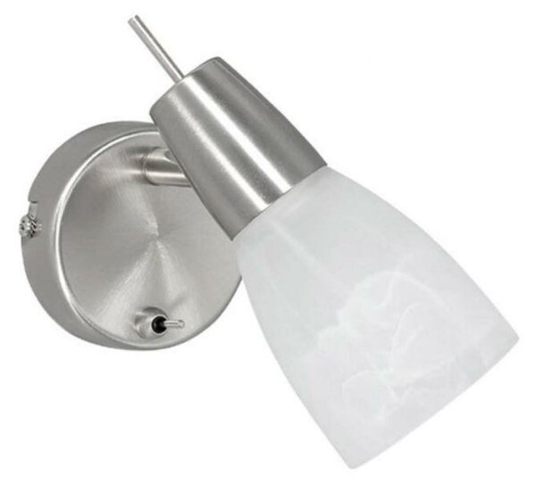 LEUCHTEN DIREKT is JUST LIGHT LED nástěnné svítidlo, nastavitelné, sklo, ocel 3000K LD 11861-55