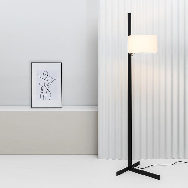 STAND UP stojací lampa, černá a bílá - FARO