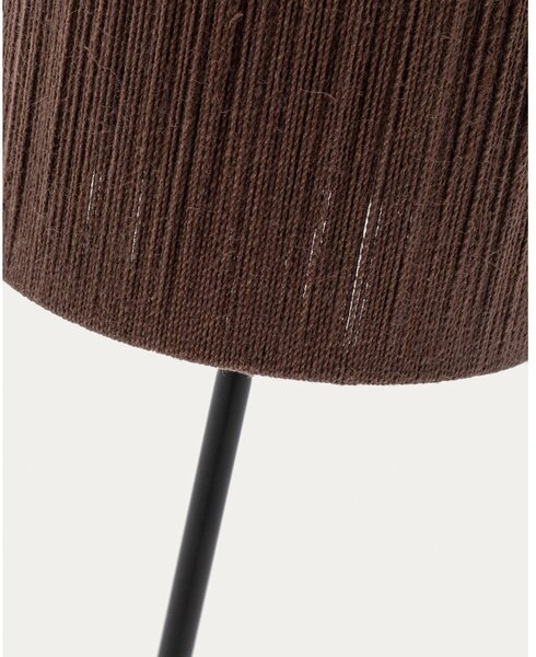 Stolní lampa v tmavě přírodní barvě z masivu akácie (výška 147 cm) Kor – Kave Home