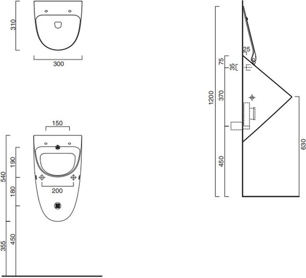 Catalano Comfort pisoár 0932541021