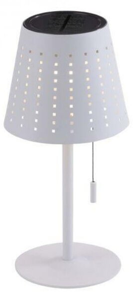 LEUCHTEN DIREKT is JUST LIGHT LED stolní lampa, bílá, stmívatelná, solární, moderní, bez kabelu 3000K