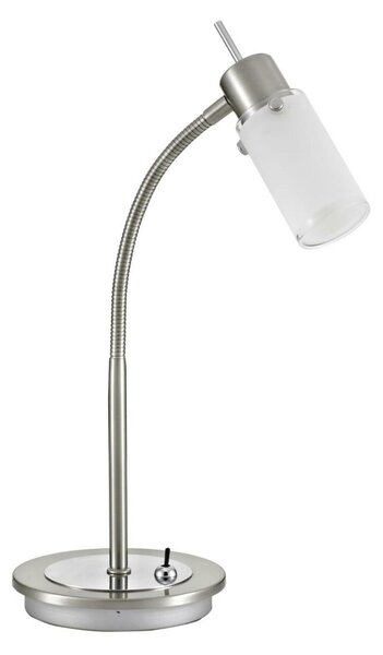 LEUCHTEN DIREKT is JUST LIGHT LED stolní lampa, svítidlo na čtení, ocel, jednoduché 3000K LD 11935-55