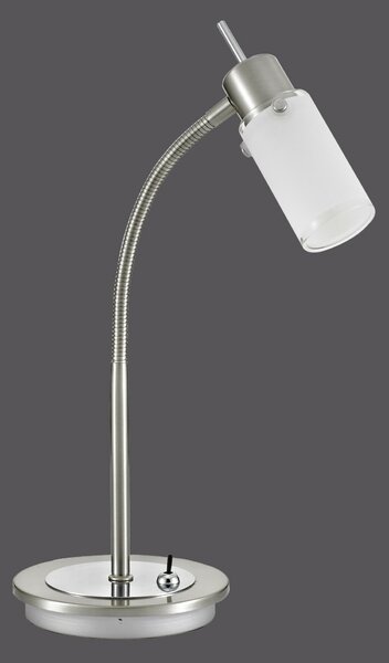 LEUCHTEN DIREKT is JUST LIGHT LED stolní lampa, svítidlo na čtení, ocel, jednoduché 3000K LD 11935-55