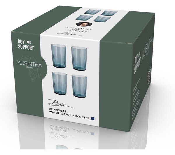 Sklenice v sadě 4 ks 280 ml Kusintha – Bitz