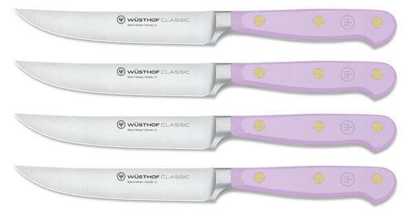 Wüsthof CLASSIC Colour Sada 4 nožů na steaky 12 cm Purple Yam 1061760402