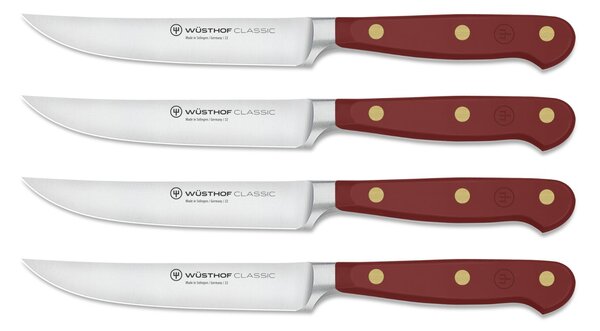 Wüsthof CLASSIC Colour Sada 4 nožů na steaky 12 cm Tasty Sumac 1061760405