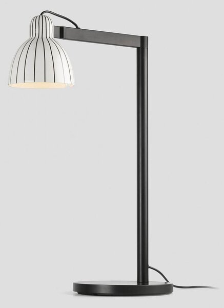VENICE stolní lampa, bílá s proužky - FARO