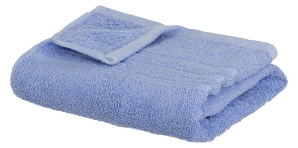 Modrý froté bavlněný ručník 50x100 cm Simple – Casa Selección
