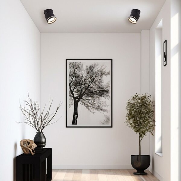Light Prestige Kendal stropní světlo 1x7 W černá LP63311SMR1BKmovable