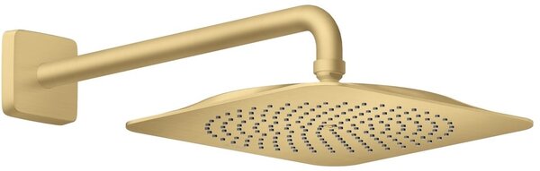 Axor Citterio C hlavová sprchá s ramenem 27x27 cm čtvercový zlatá 28790250