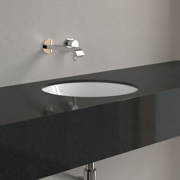 Villeroy & Boch Loop & Friends umyvadlo 38x38 cm kulatý pod pult bílá lesk 4A5201R1