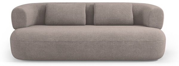 Světle hnědá pohovka z textilie bouclé 178 cm Jenny – Micadoni