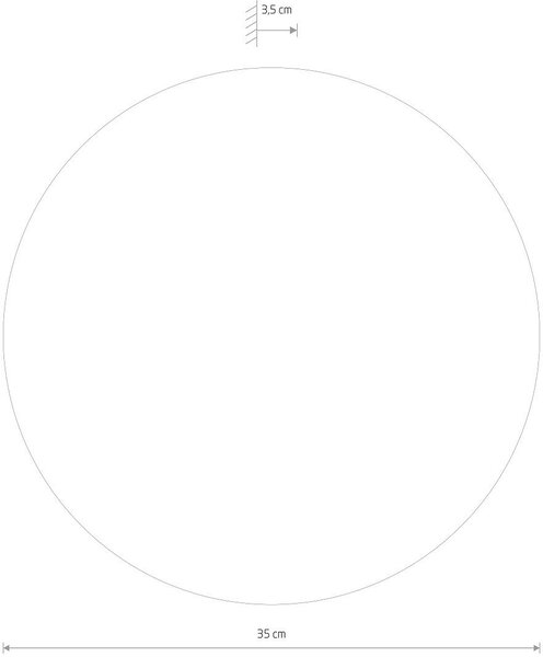 Nowodvorski Ring nástěnné svítidlo 1x15 W černá-zlatá 10282