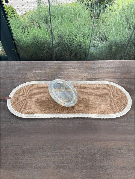 Jutový běhoun na stůl 35x100 cm Wicker – Mila Home Luxury